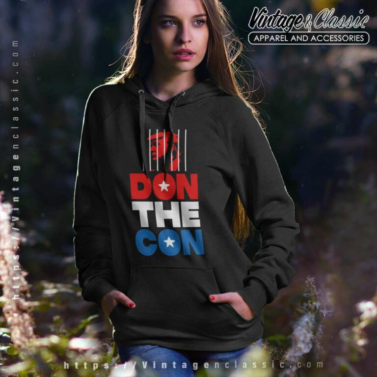 Trump Arrested Don The Con Hoodie Trump Arrested Don The Con Hoodie