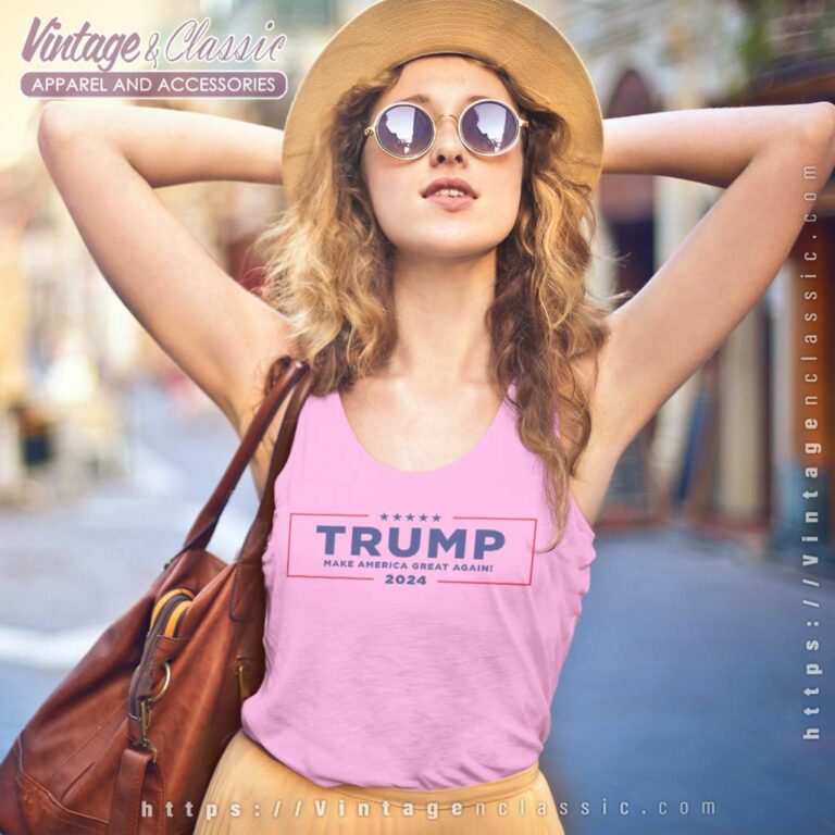 Trump Campaign 2024 Maga Slogan Tank Top Racerback Trump Campaign 2024 Maga Slogan Tank Top Racerback