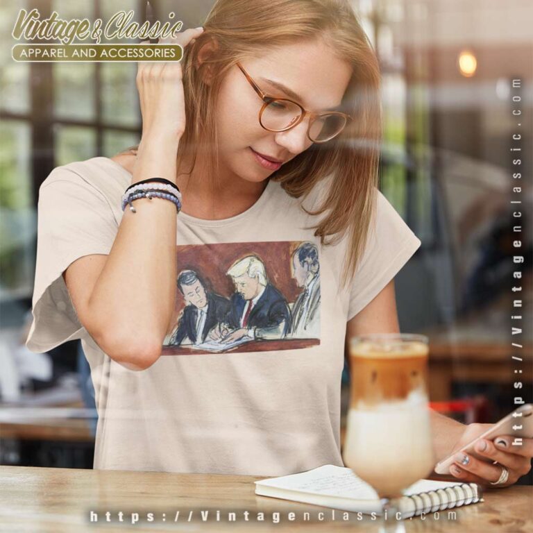 Trump In Federal Court Women TShirt Trump In Federal Court Women TShirt