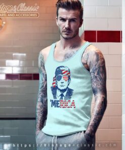 Trump Merica 4th Of July Tank Top Racerback