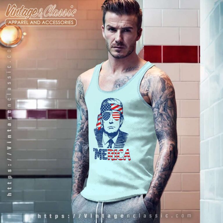 Trump Merica 4th Of July Tank Top Racerback Trump Merica 4th Of July Tank Top Racerback