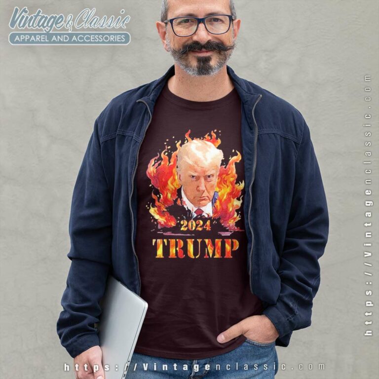 Trump Mugshot Stateside 2024 Long Sleeve Tee Trump Mugshot Stateside 2024 Long Sleeve Tee