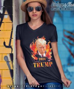 Trump Mugshot Stateside 2024 V Neck TShirt