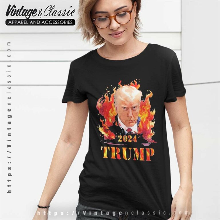 Trump Mugshot Stateside 2024 Women TShirt Trump Mugshot Stateside 2024 Women TShirt