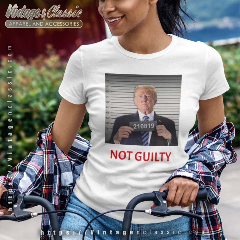 Trump Not Guilty Mugshot Tshirt Trump Not Guilty Mugshot Tshirt