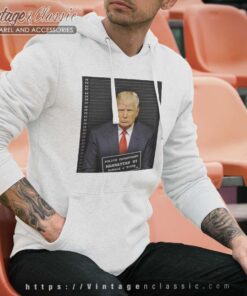 Trump Police Department MANHATTAN Trump Mugshot Hoodie