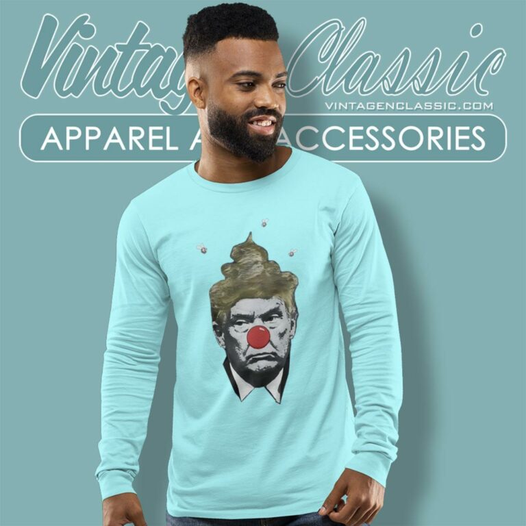 Trump Smells Bad Clown Long Sleeve Tee Trump Smells Bad Clown Long Sleeve Tee