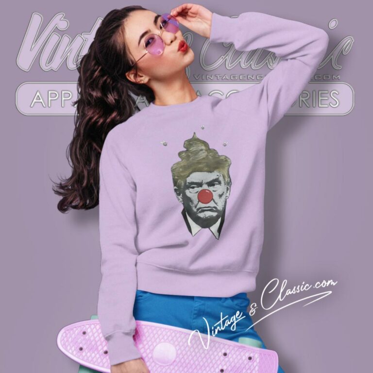 Trump Smells Bad Clown Sweatshirt Trump Smells Bad Clown Sweatshirt