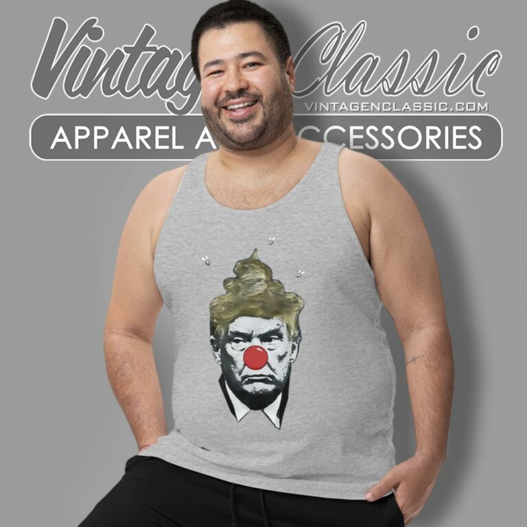 Trump Smells Bad Clown Tank Top Racerback Trump Smells Bad Clown Tank Top Racerback