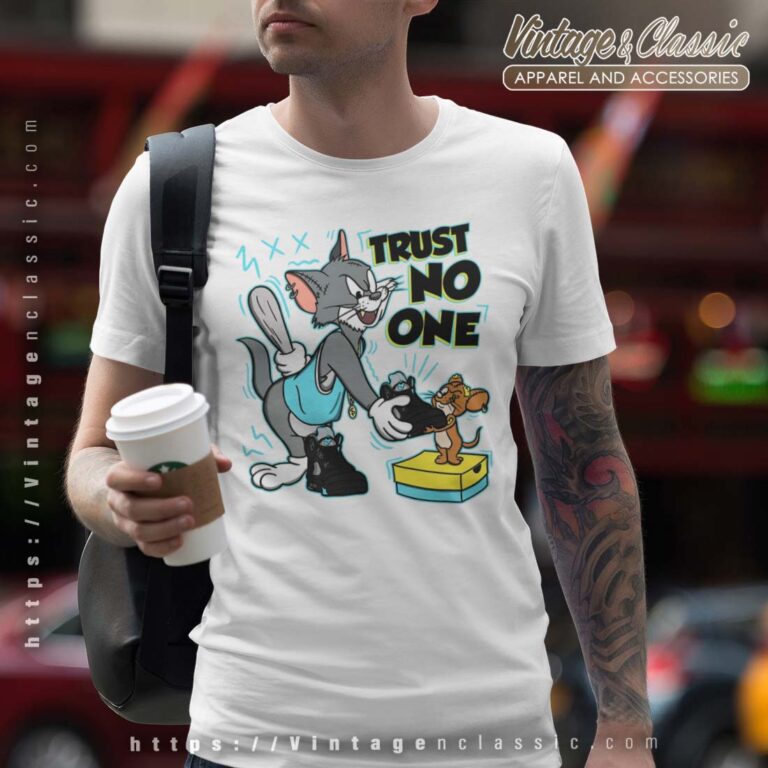 Trust No One Cat And Mouse Jordan 5 Aqua Shirt Trust No One Cat And Mouse Jordan 5 Aqua Shirt