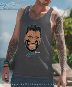Tua Tagovailoa Miami Dolphins Swag Head Signature Shirt 5 Tua Tagovailoa Miami Dolphins Swag Head Signature Tank Top Racerback