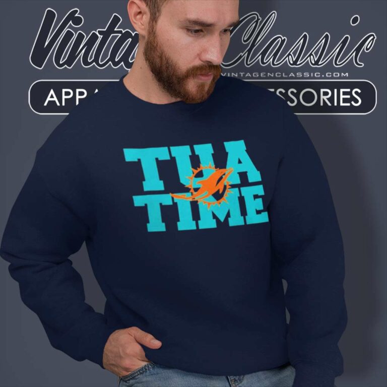 Tua Time Dolphins Football Logo 2024 Sweatshirt Tua Time Dolphins Football Logo 2024 Sweatshirt
