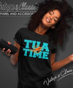 Tua Time Dolphins Football Logo 2024 Women TShirt