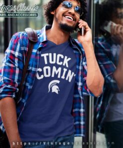 Tuck Comin Shirt Michigan Mel Tucker Term Instagram Community V Neck TShirt