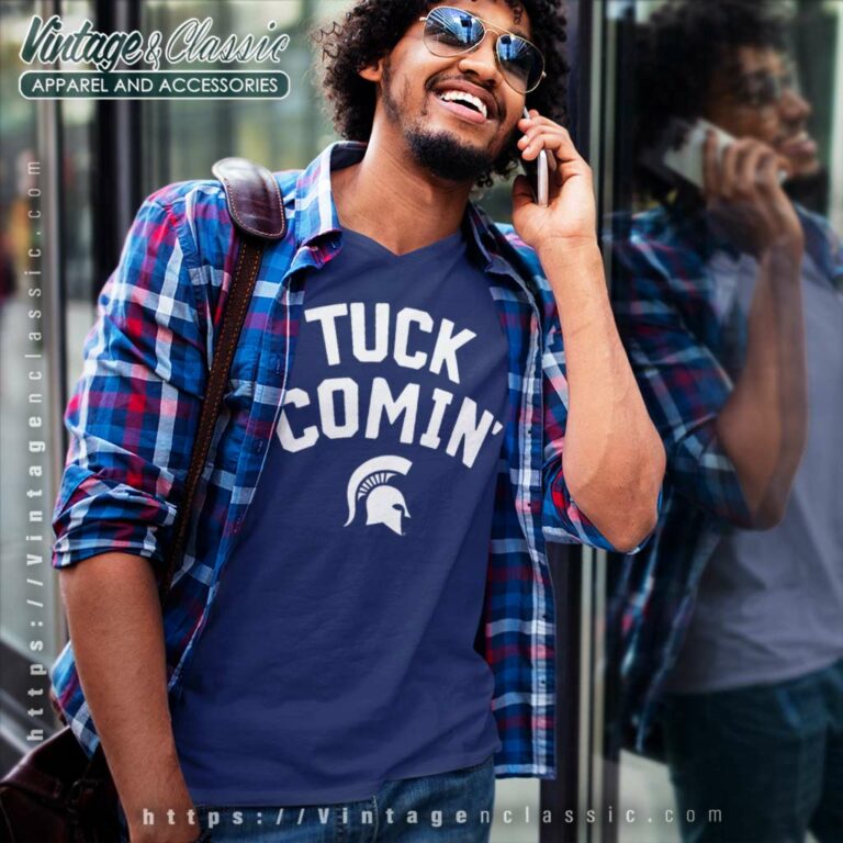 Tuck Comin Shirt Michigan Mel Tucker Term Instagram Community V Neck TShirt Tuck Comin Shirt Michigan Mel Tucker Term Instagram Community V Neck TShirt