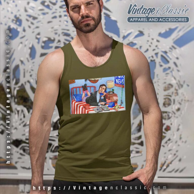 Tucker Carlson Got Fired Tank Top Racerback Tucker Carlson Got Fired Tank Top Racerback