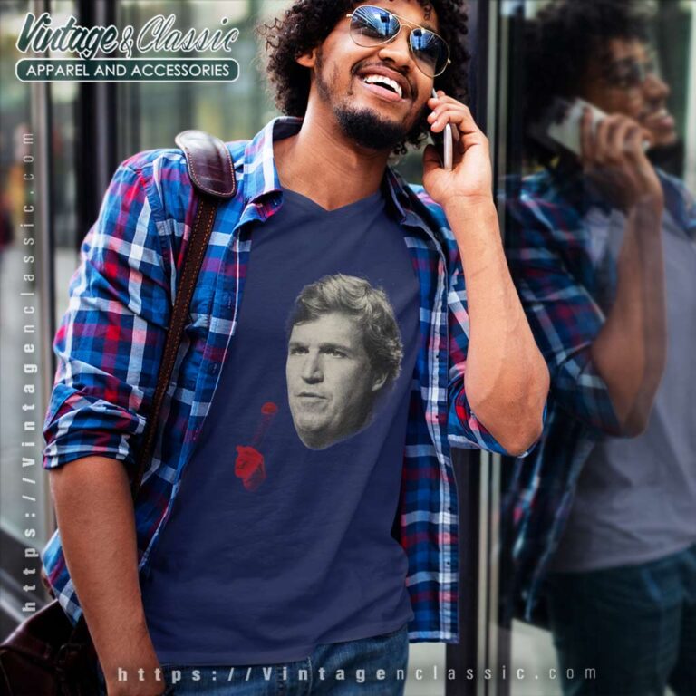 Tucker Carlson Shirt Tucker Carlson Leaves Fox News V Neck TShirt Tucker Carlson Shirt Tucker Carlson Leaves Fox News V Neck TShirt