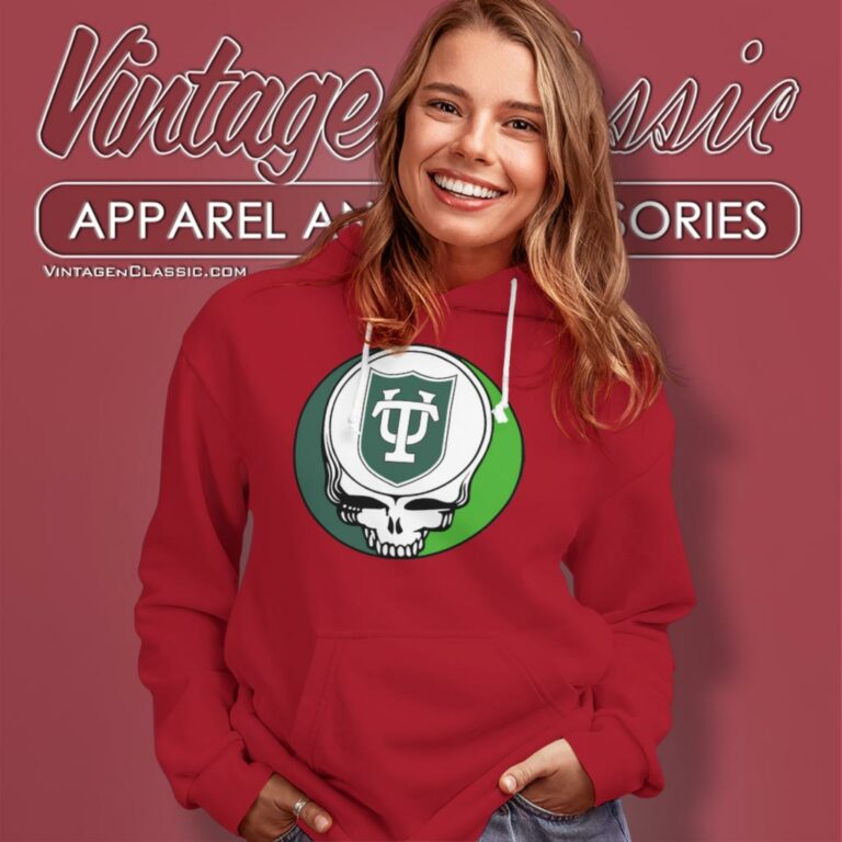 Tulane University Grateful Dead Steal Your Face Hoodie Tulane University Grateful Dead Steal Your Face Hoodie