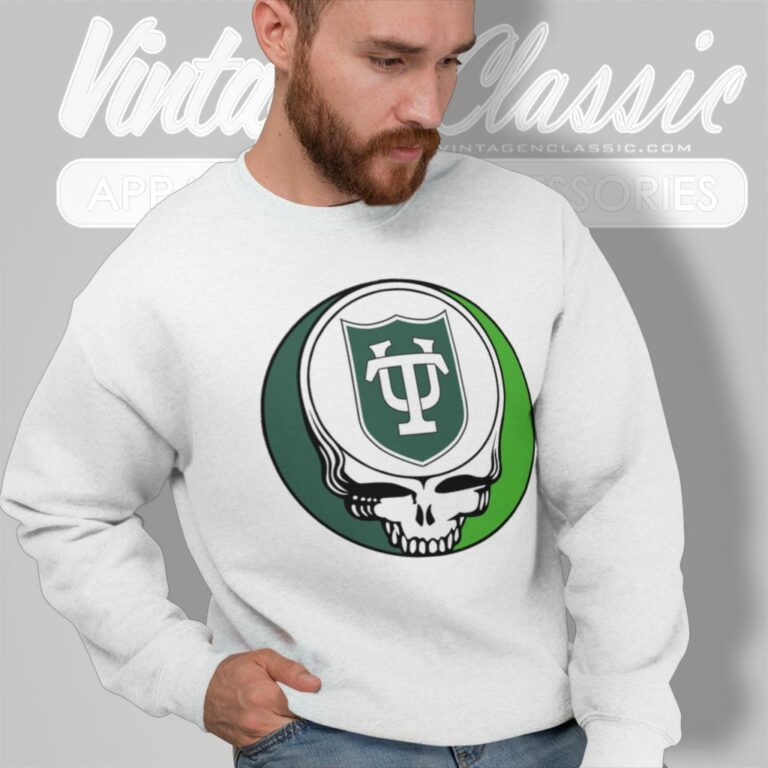 Tulane University Grateful Dead Steal Your Face Sweatshirt Tulane University Grateful Dead Steal Your Face Sweatshirt