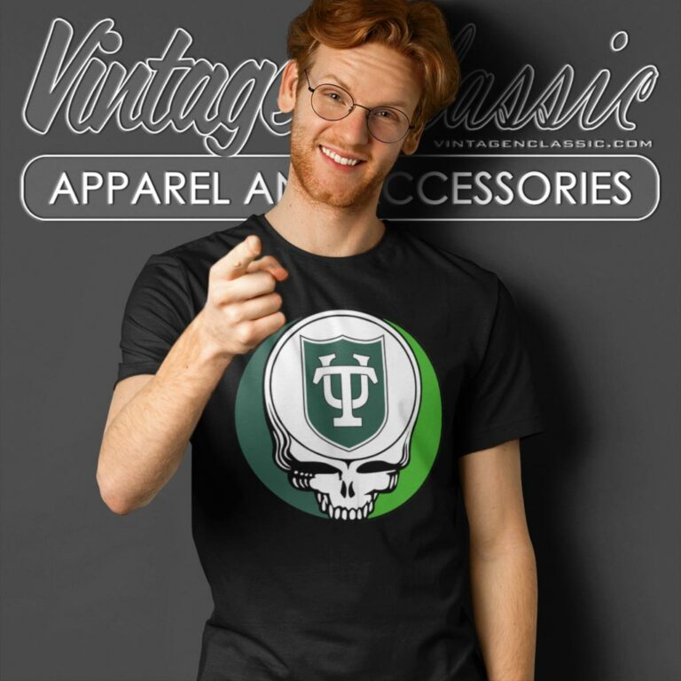 Tulane University Grateful Dead Steal Your Face T Shirt Tulane University Grateful Dead Steal Your Face T Shirt