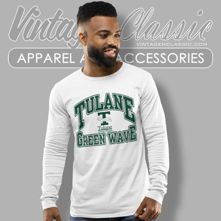 Tulane University Shirt Tulane Green Wave Long Sleeve Tee Tulane University Shirt Tulane Green Wave Long Sleeve Tee