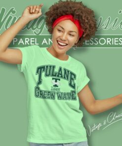 Tulane University Shirt Tulane Green Wave Women T Shirt