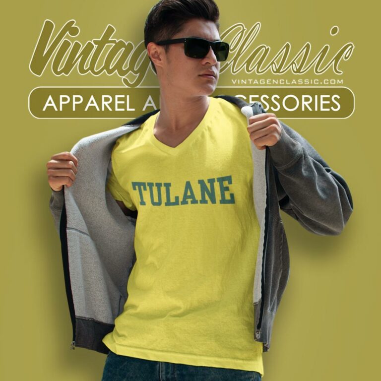 Tulane University V Neck TShirt Tulane University V Neck TShirt