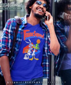 Tune Squad Michael Jordan Bugs Bunny Shirt 4 Tune Squad Michael Jordan Bugs Bunny V Neck TShirt