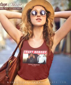Tupac Shakur 1971 1996 Trust Nobody Tank Top Racerback