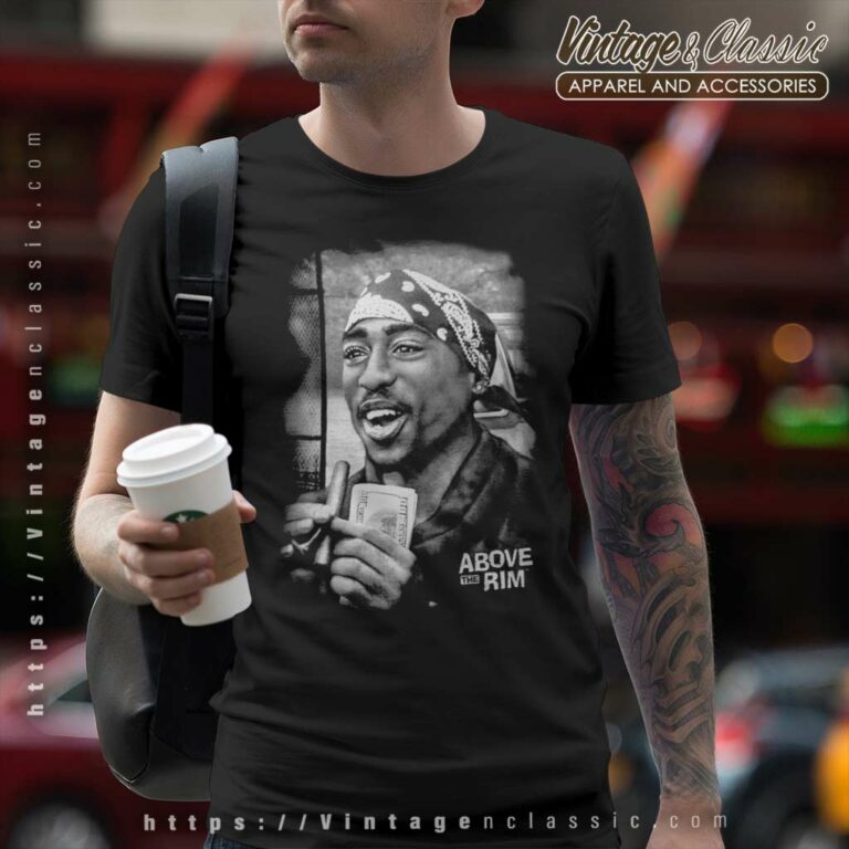 Tupac Shakur Above The Rim T Shirt Tupac Shakur Above The Rim T Shirt