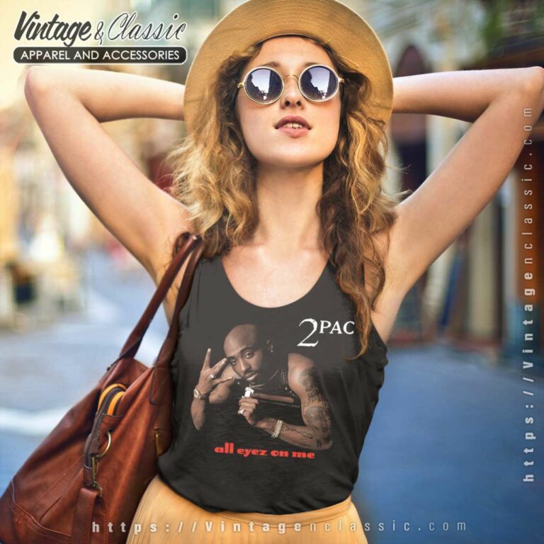 Tupac Shakur All Eyez On Me Tank Top Racerback Tupac Shakur All Eyez On Me Tank Top Racerback