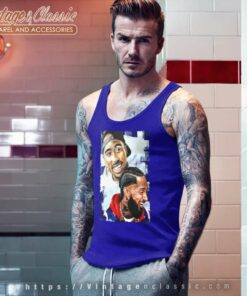 Tupac Shakur And Nipsey Hussle Tank Top Racerback