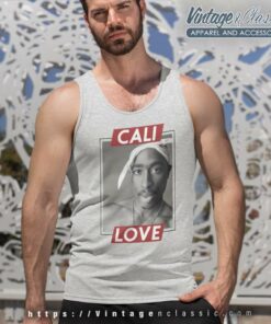 Tupac Shakur Cali Love Hip Hop Tank Top Racerback