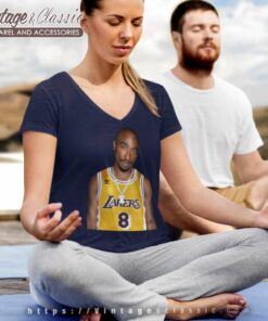 Tupac Shakur Kobe Bryant V Neck TShirt