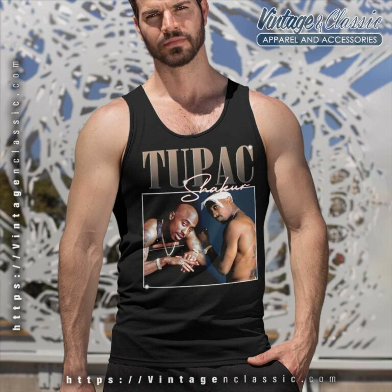 Tupac Shakur Photo Tank Top Racerback Tupac Shakur Photo Tank Top Racerback