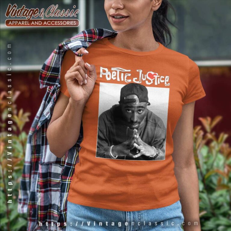 Tupac Shakur Poetic Justice Women TShirt Tupac Shakur Poetic Justice Women TShirt