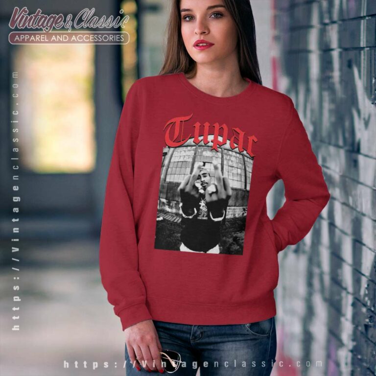 Tupac Shakur Shirt Middle Fingers Jumbo Sweatshirt Tupac Shakur Shirt Middle Fingers Jumbo Sweatshirt