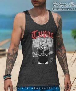 Tupac Shakur Shirt Middle Fingers Jumbo Tank Top Racerback
