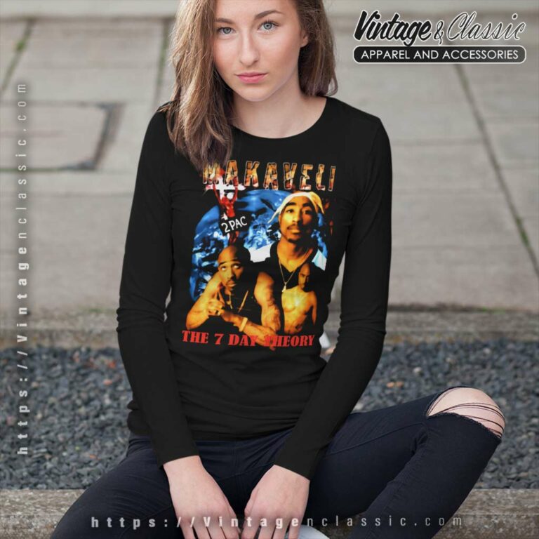 Tupac Shakur Shirt The 7 Day Theory Long Sleeve Tee Tupac Shakur Shirt The 7 Day Theory Long Sleeve Tee