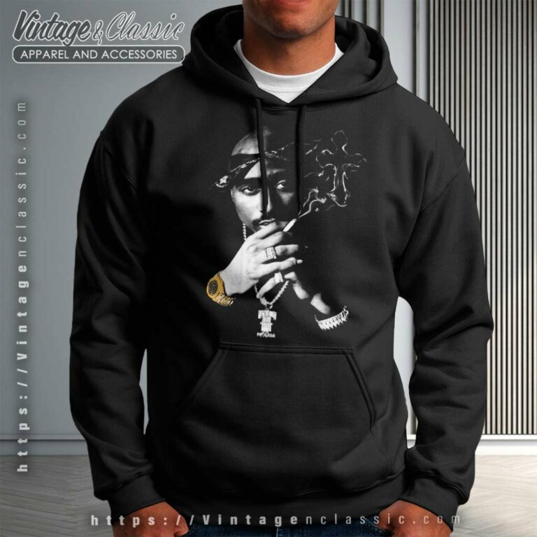Tupac Shakur Smoking Hoodie Tupac Shakur Smoking Hoodie