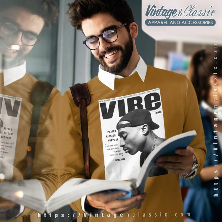 Tupac Shakur Vibe Magazine Sweatshirt Tupac Shakur Vibe Magazine Sweatshirt