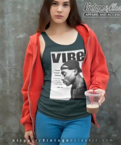 Tupac Shakur Vibe Magazine Tank Top Racerback