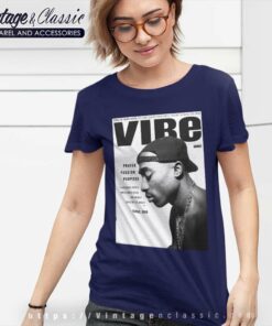 Tupac Shakur Vibe Magazine Women TShirt