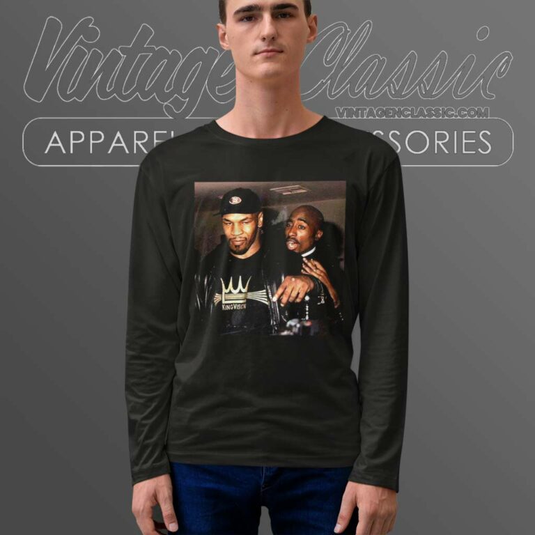 Tupac Shakur X Mike Tyson Long Sleeve Tee Tupac Shakur X Mike Tyson Long Sleeve Tee