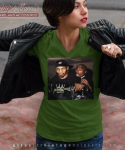 Tupac Shakur X Mike Tyson V Neck TShirt