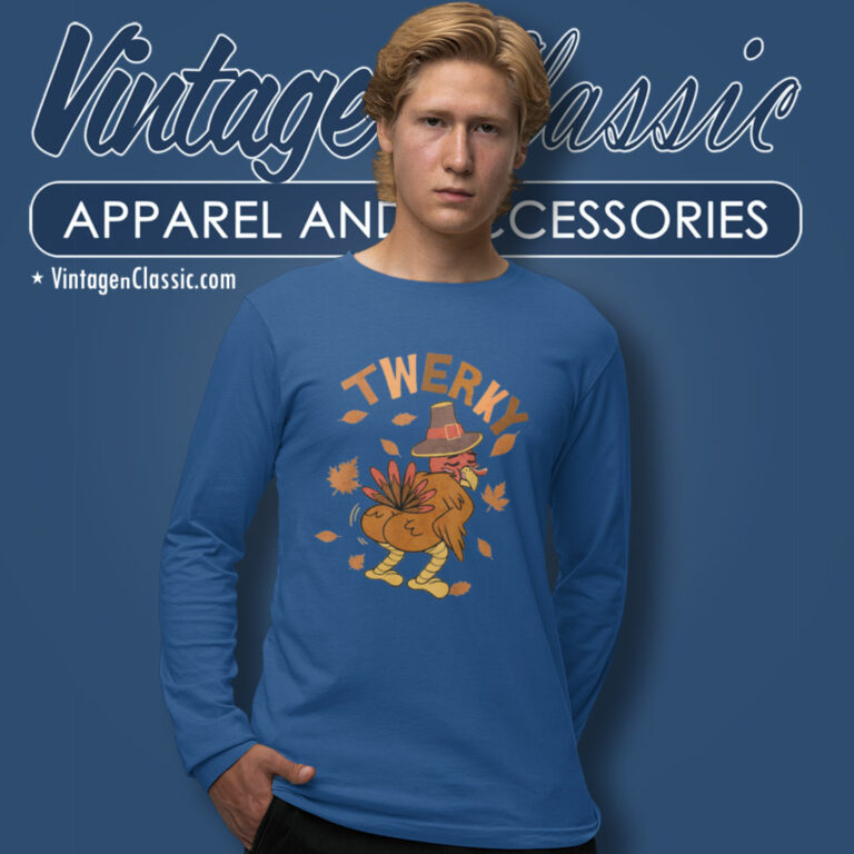 Turkey Butt Twerk Dance Thanksgiving Long Sleeve Tee Turkey Butt Twerk Dance Thanksgiving Long Sleeve Tee