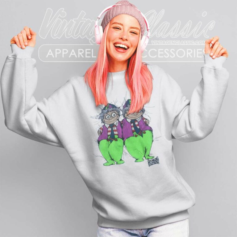 Tweedle Dee Dum Alice In Wonderland Sweatshirt Tweedle Dee Dum Alice In Wonderland Sweatshirt
