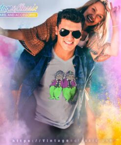 Tweedle Dee Dum Alice In Wonderland V Neck TShirt