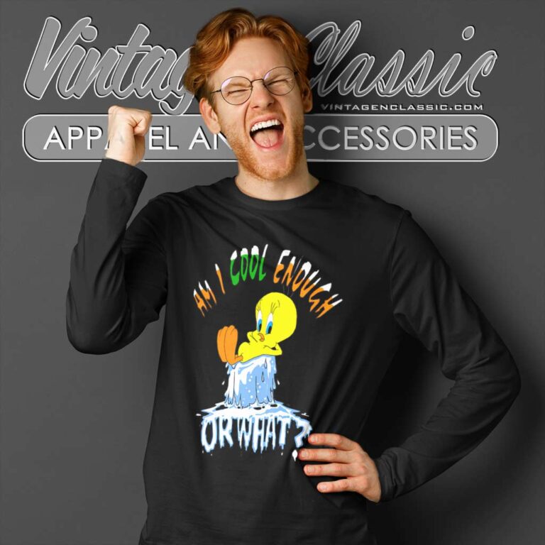 Tweety Bird Am I Cool Enough Long Sleeve Tee Tweety Bird Am I Cool Enough Long Sleeve Tee