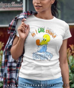 Tweety Bird Am I Cool Enough Shirt 6 Tweety Bird Am I Cool Enough Women TShirt